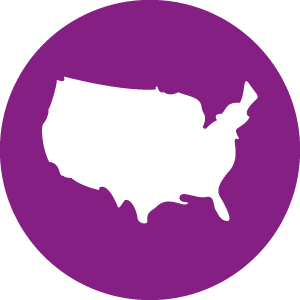 US purple icon